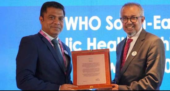 ලෝක සෞඛ්‍ය සංවිධානයෙන් ශ්‍රීලංකාවට ඇගයීම් සහතිකයක්